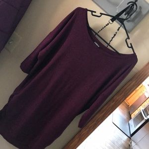 Express wine colored top